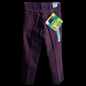 28x30 Wrangler Mens Firewash Jeans Vintage Slim Fit Cowboy Cut Red Denim 1990s